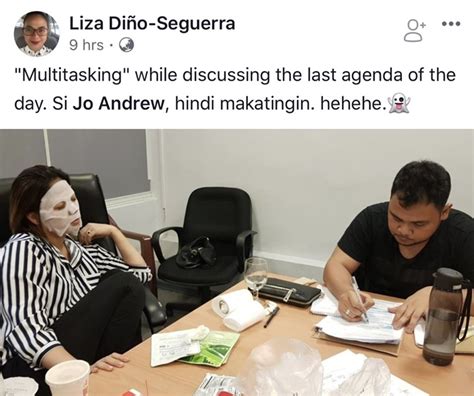 netizen calls liza diño seguerra s method of meeting her
