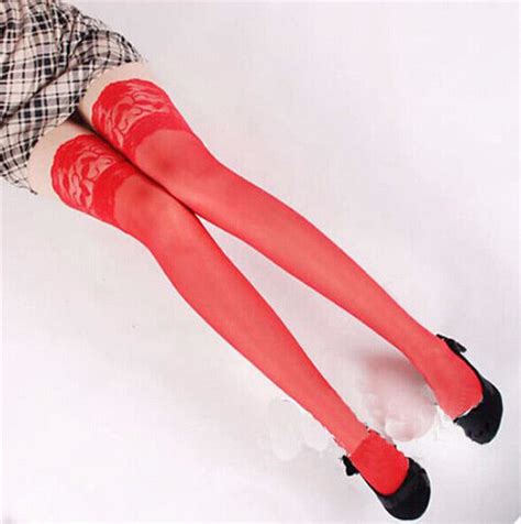 Sheer Lace Thigh High Stockings Pantyhose – Pricesolution4u™