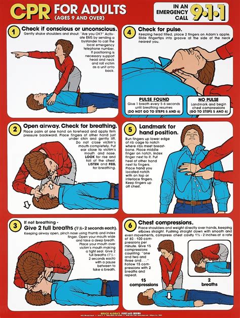 printable cpr  poster bing images