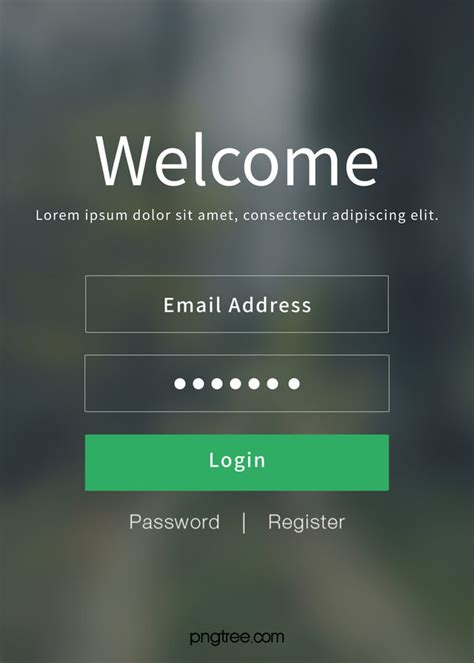 fresh  simple mobile phone app login page background wallpaper image    pngtree