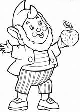 Coloring Pages Noddy Ears Big Animated Book Coloringpages1001 Brings Cartoons Apple Coloriage Do Fun Kids Previous sketch template
