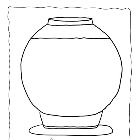 fish bowl coloring page printable dennis henningers coloring pages