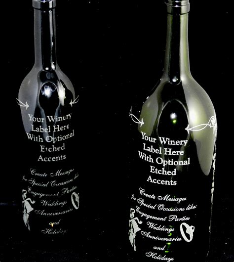 Laser Engraved Wine Bottle Cascade Laser Awards And Engraving