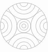 Mandala Regenbogen Ausmalbilder Mandalas Ausmalbild Formen Kreis Kreise Malvorlage Druckvorlage sketch template