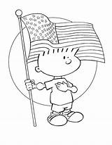 Coloring Flag Pages American Patriotic Kids sketch template