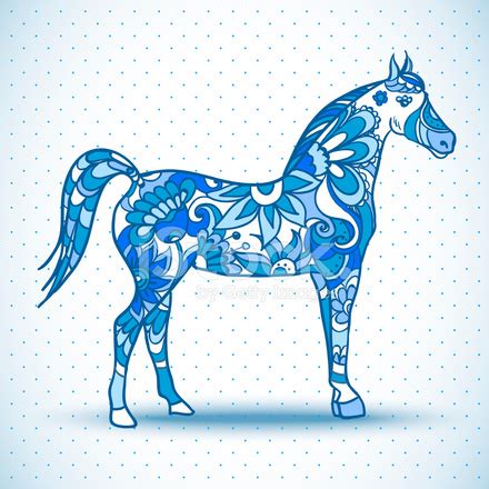 horse  wings vector illustration stock photo royalty