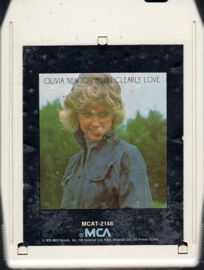 Olivia Newton John Clearly Love 1975 Mca 8 Track Tape