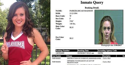 Former Ou Cheerleader Busted In Prostitution Sting