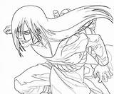 Orochimaru Pages Coloring Template sketch template