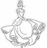Cinderela Cinderella Gata Borralheira Desenhar Coloringcity sketch template