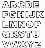Alphabet Capital Letter Printable Letters Coloring Abc Alphabets Pages Kids Templates Printables Block Writing Activityshelter Fonts sketch template