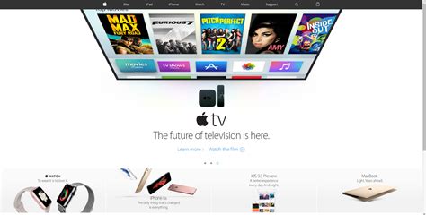 apple website  modern  immediately showcases  premium products encouraging