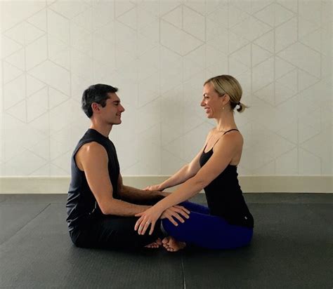 10 Partner Yoga Poses For Building Intimacy Well Good Partner Yoga