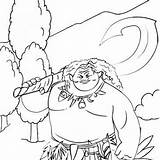 Moana Coloring sketch template