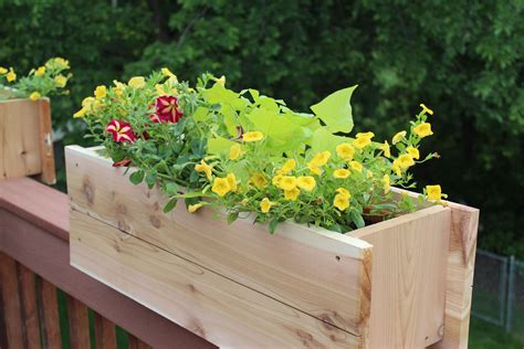 ana white deck railing planter featuring bob vila diy