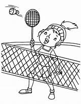 Badminton Coloring Practice Kids Printable Pages Color Popular Onlinecoloringpages sketch template