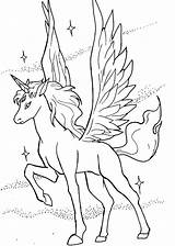 Unicorn Coloring Beautiful Printable Pages Shining Game Kids Wings Shinning Description Print sketch template