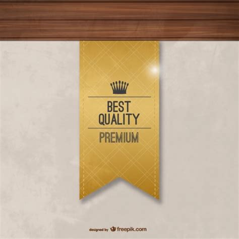 vector  quality label