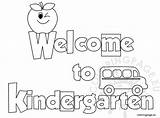 Welcome Kindergarten Coloring Sheet School Reddit Email Twitter Coloringpage Eu sketch template