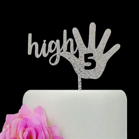 buy high  cake topper happy  birthday party decorations boys