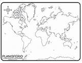 Nombres Planisferio Mapamundi División Colorear Planisferios Mapas Fisico Continentes Mexicana Republica sketch template
