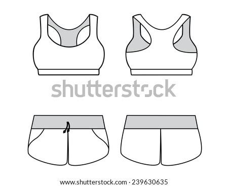 sketch sports bra coloring pages
