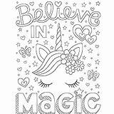 Doodles Unicorns Jess Volinski Mythical Magically sketch template
