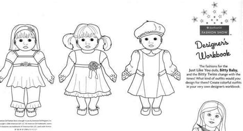 american girl doll bitty baby coloring pages baby coloring pages