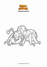 Pokemon Durant Dibujo Coloriage Supercolored Impidimp sketch template