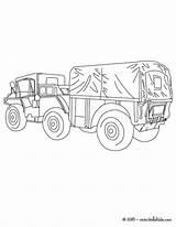 Truck Coloring Military Pages Hellokids Print Color sketch template