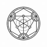 Circle Transmutation Tattoo Deviantart Magic Alchemy Circles Symbols Choose Board sketch template
