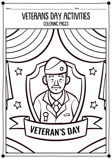 veterans day coloring sheets  elementary students