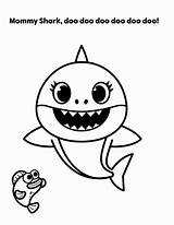 Doo Colorir Pinkfong Sharks Coloring4free Desenhos Colorironline sketch template