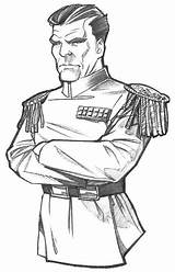Thrawn Admiral Grand Coloring Wars Star Pages Choose Board sketch template
