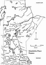 Manitoba Map Printable Maps Mb sketch template