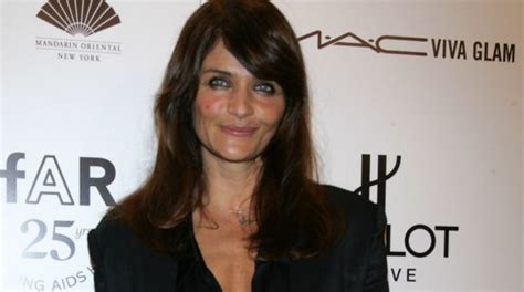 helena christensen poses for nude photos in her apartment