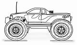 Monster Truck Coloring Pages Printable Kids sketch template