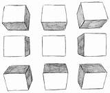 Cubes Angles sketch template