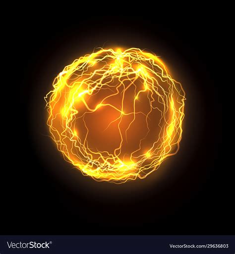 electricity energy circle plasma ball stock image bokeh  light