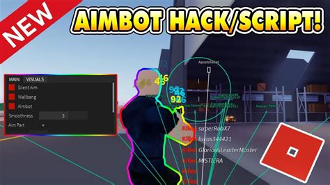 aimbot esp script shoot  walls strucid roblox youtube