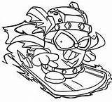 Coloring Pages Superzings Series Ultra Rare Kids sketch template