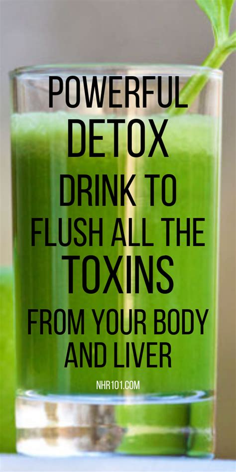 powerful detox drink  cleanse toxins   body fast woman