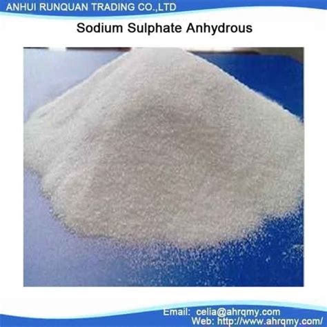 china anhidro sulfato de sodio na2so4 fabricantes comprar anhidro en