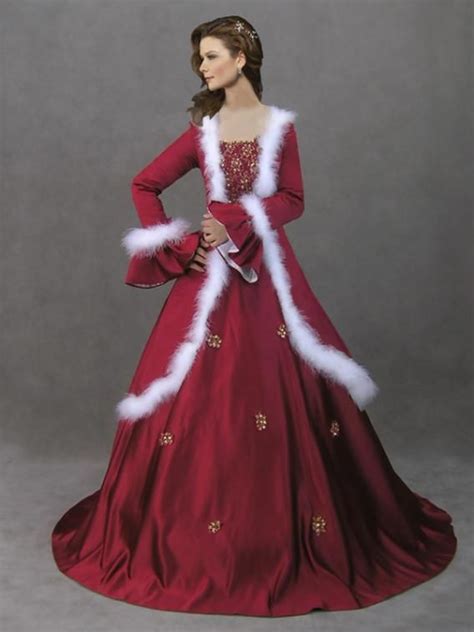 gowns dressed  girl christmas wedding dresses pretty christmas dresses  claus dress