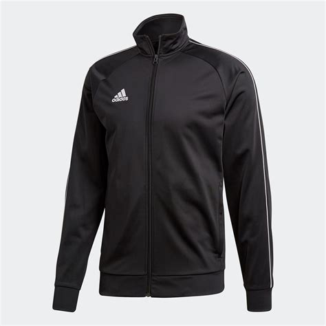 adidas core  pes jacket adult black ce mjm sports