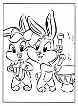 Coloring Looney Tunes Pages Baby Previous sketch template