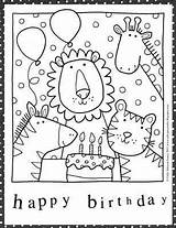 Verjaardag Peuter Kleurplaten Peuters Downloaden sketch template
