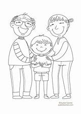 Coloring Family Pages sketch template