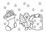 Coloring Christmas Pages Printable Spongebob Kids Tree Comments sketch template