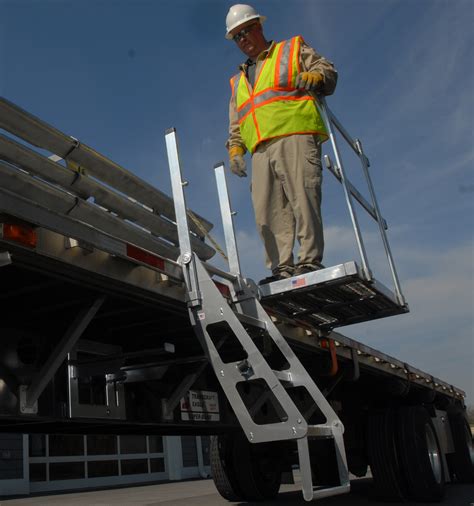 flatbed work platform  safety guardrail portable fall protection